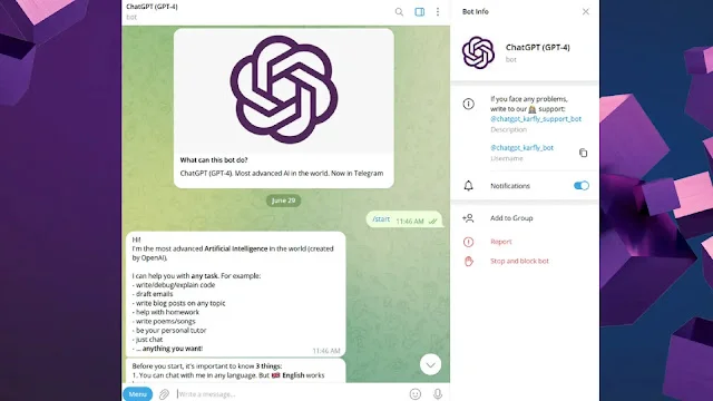 karfly ChatGPT Telegram Bot